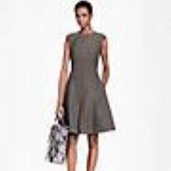 Brooks Brothers Dark Green Sleeveless Dress NWT 6